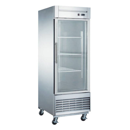 Chef AAA - T28F-GS1 27" 1 Glass Door Reach-in Freezer 17.7cu.ft. - T28F-GS1
