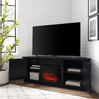 Crosley Camden 58" Corner Tv Stand W/Fireplace - KF100658