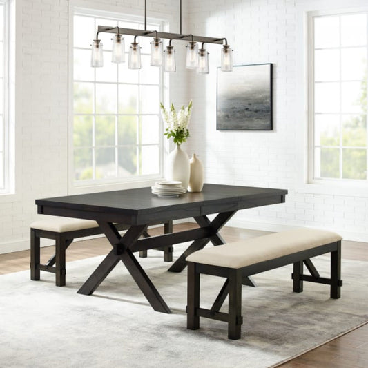 Crosley Hayden 84 Inch 3pc Dining Set - KF13024SL