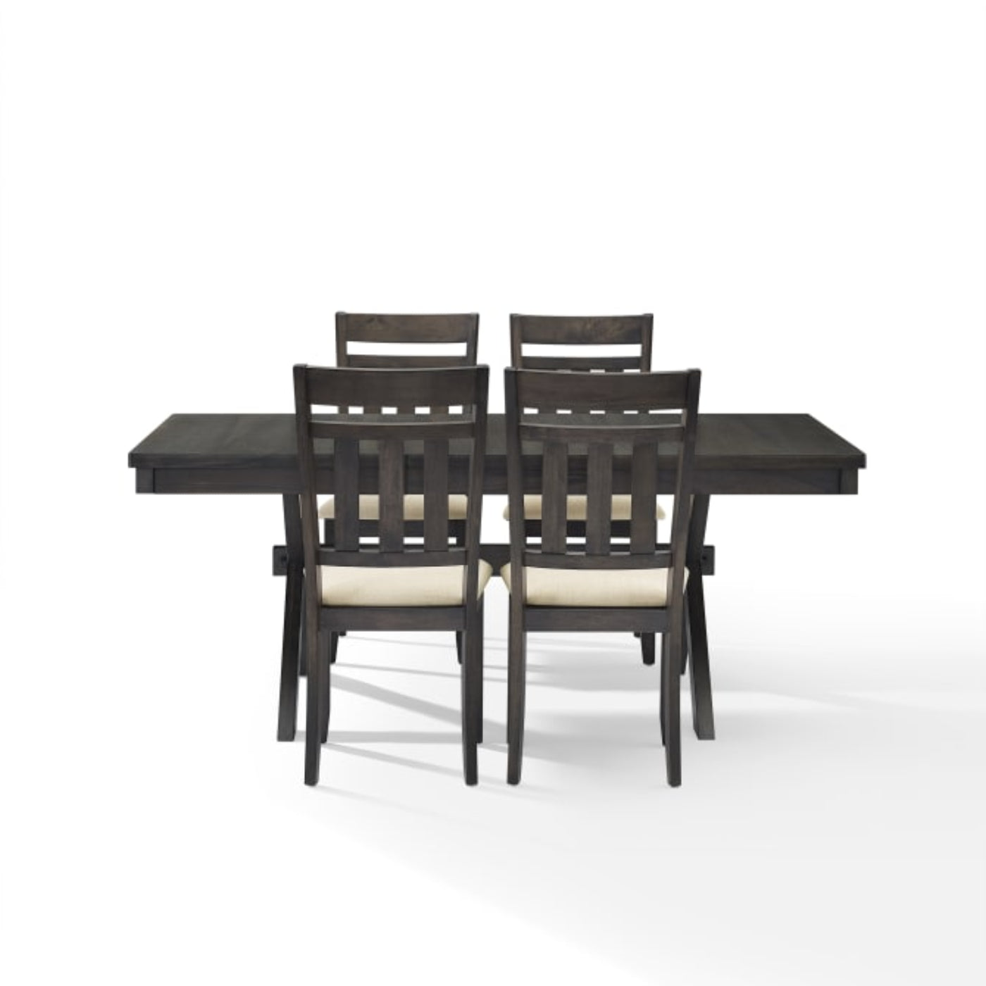 Crosley Hayden 98 Inch 5pc Dining Set Slate- KF13026SL