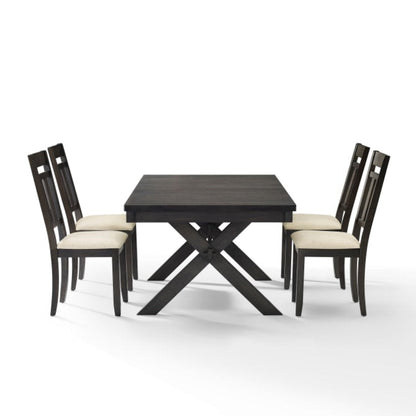 Crosley Hayden 98 Inch 5pc Dining Set Slate- KF13026SL