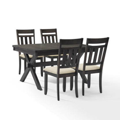 Crosley Hayden 98 Inch 5pc Dining Set Slate- KF13026SL
