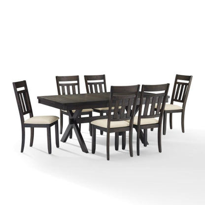 Crosley Hayden 98 Inch 7pc Dining Set Slate - KF13029SL