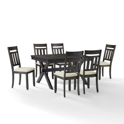 Crosley Hayden 98 Inch 7pc Dining Set Slate - KF13029SL