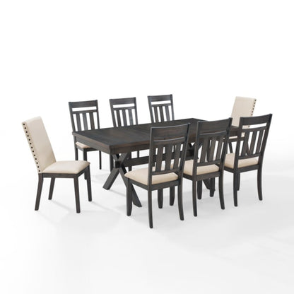 Crosley Hayden 98 Inch 9pc Dining Set Slate - KF13072SL