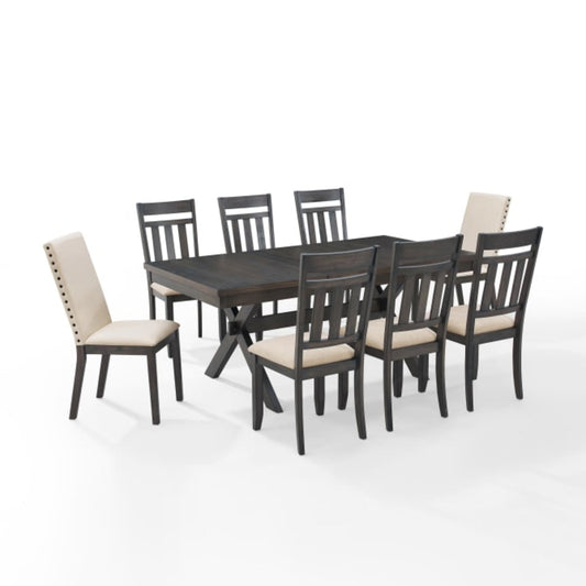 Crosley Hayden 98 Inch 9pc Dining Set Slate - KF13072SL