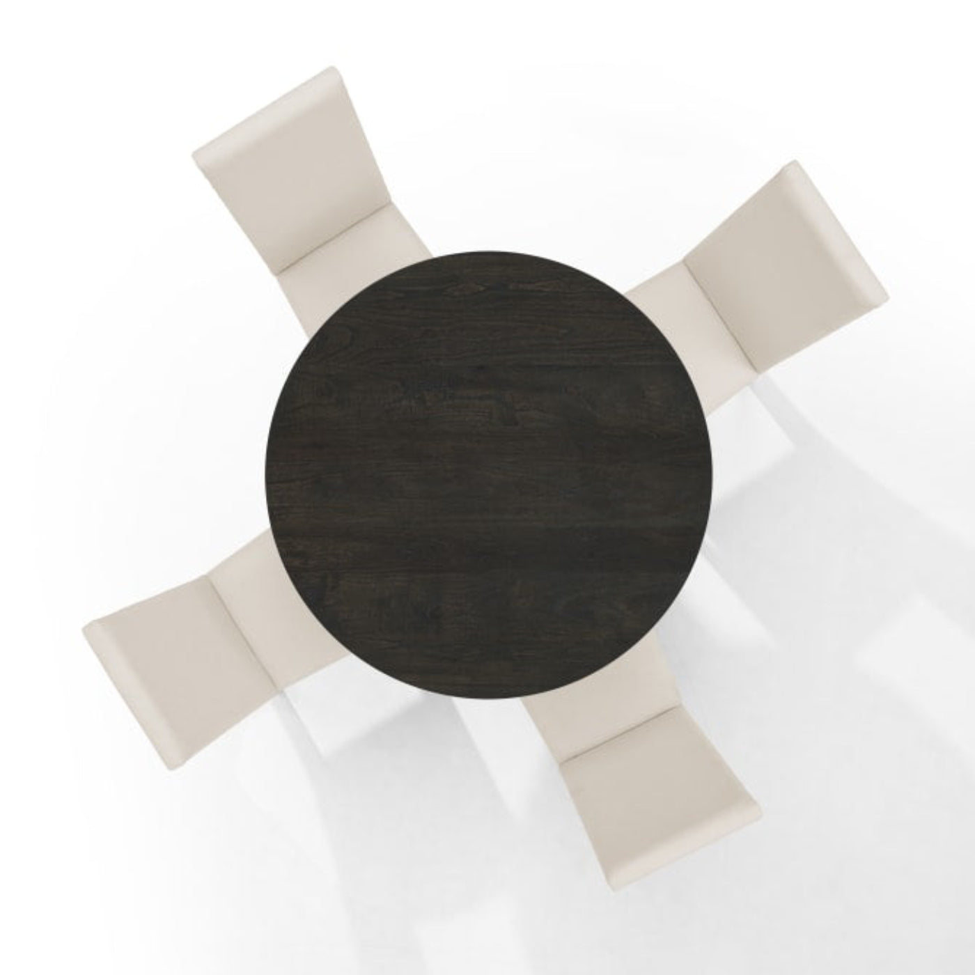 Crosley Hayden 108 Inch 5pc Round Dining Set Slate - KF13074SL