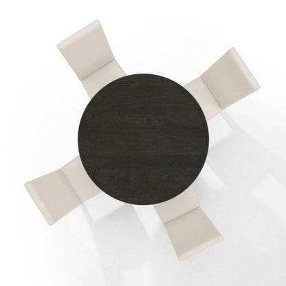 Crosley Hayden 108 Inch 5pc Round Dining Set Slate - KF13074SL