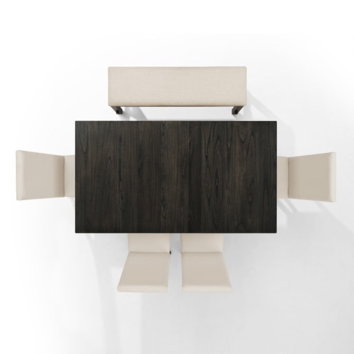 Crosley Hayden 90 Inch 6pc Dining Set Slate - KF13075SL