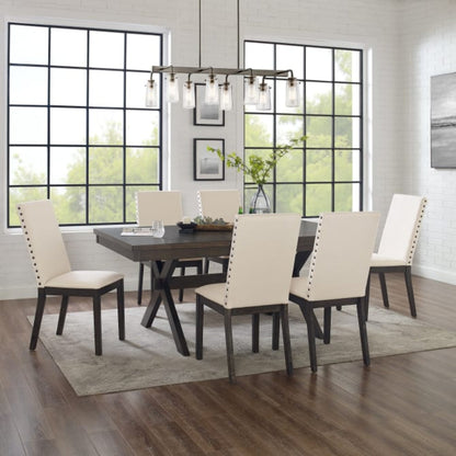 Crosley Hayden 101 Inch 7pc Dining Set Slate - KF13076SL