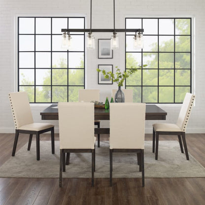 Crosley Hayden 101 Inch 7pc Dining Set Slate - KF13076SL