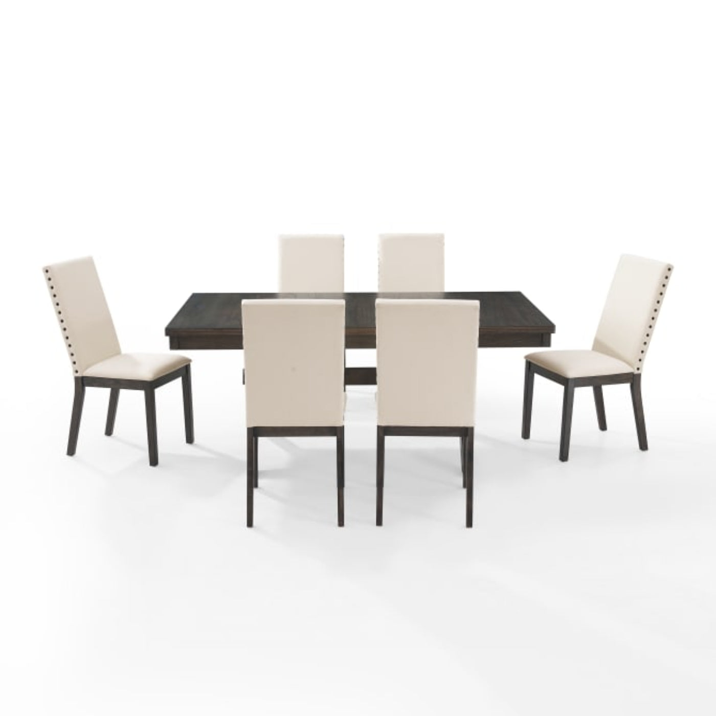 Crosley Hayden 101 Inch 7pc Dining Set Slate - KF13076SL