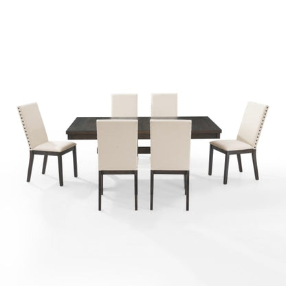 Crosley Hayden 101 Inch 7pc Dining Set Slate - KF13076SL