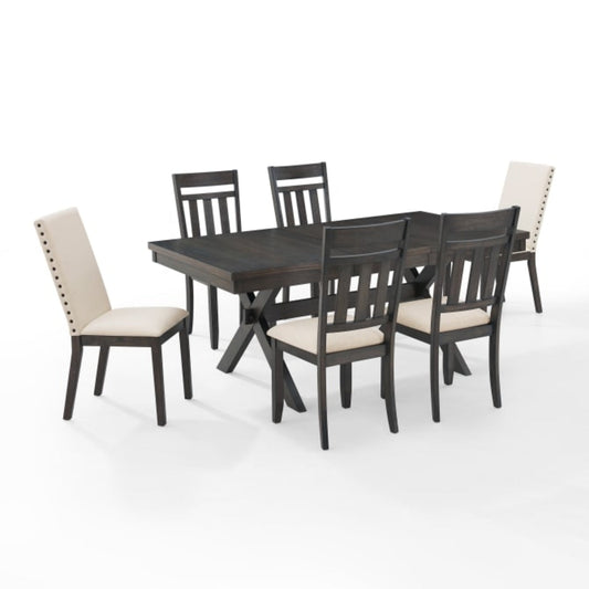 Crosley Hayden 98 Inch 7pc Dining Set Slate - KF13077SL
