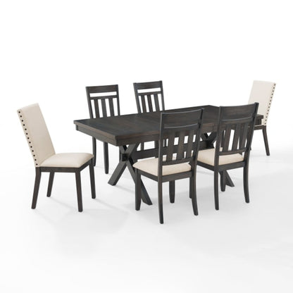 Crosley Hayden 98 Inch 7pc Dining Set Slate - KF13077SL