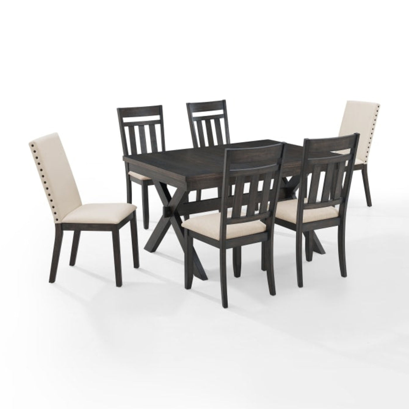 Crosley Hayden 98 Inch 7pc Dining Set Slate - KF13077SL