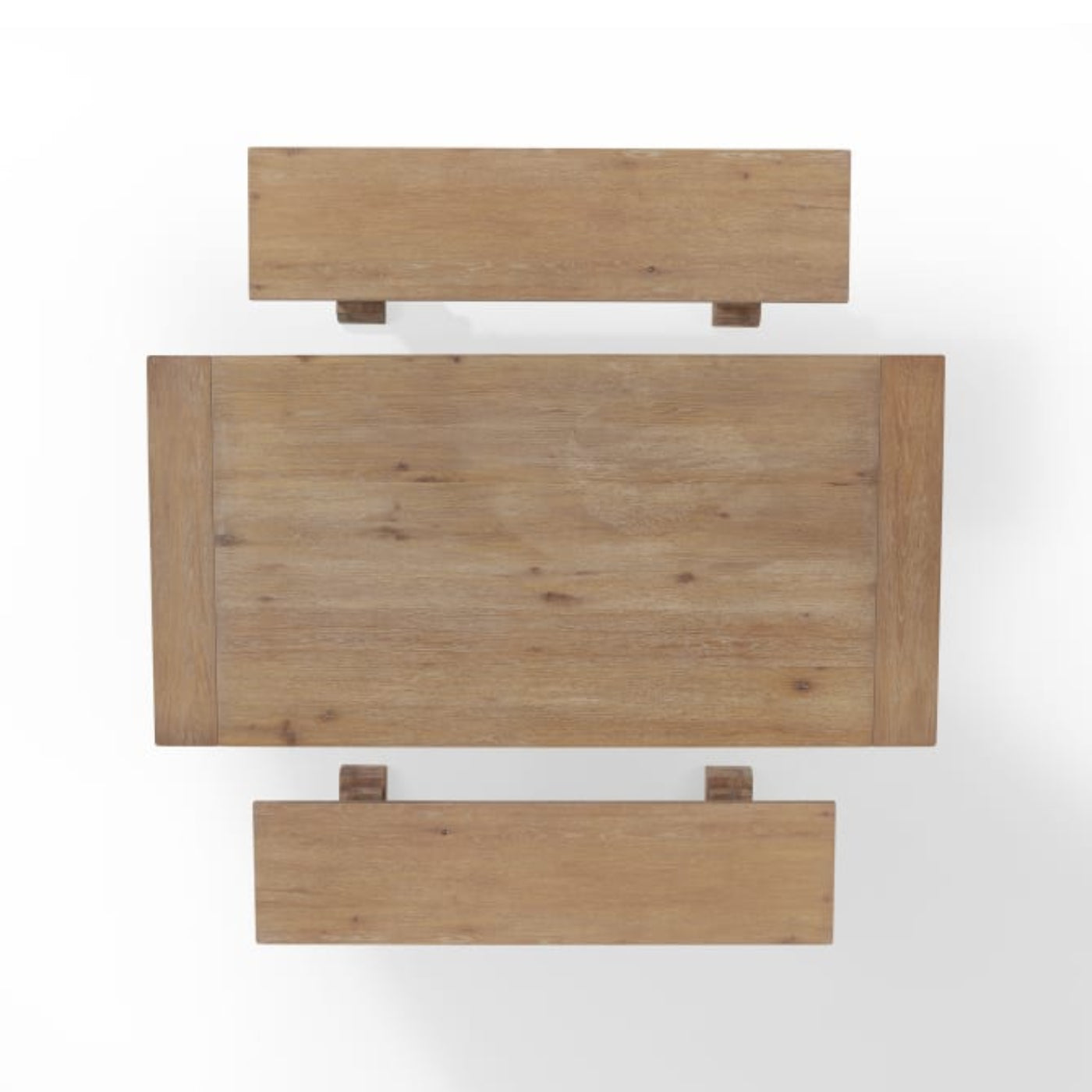 Crosley Joanna 72 Inch 3pc Dining Set Rustic-Brown - KF20019RB