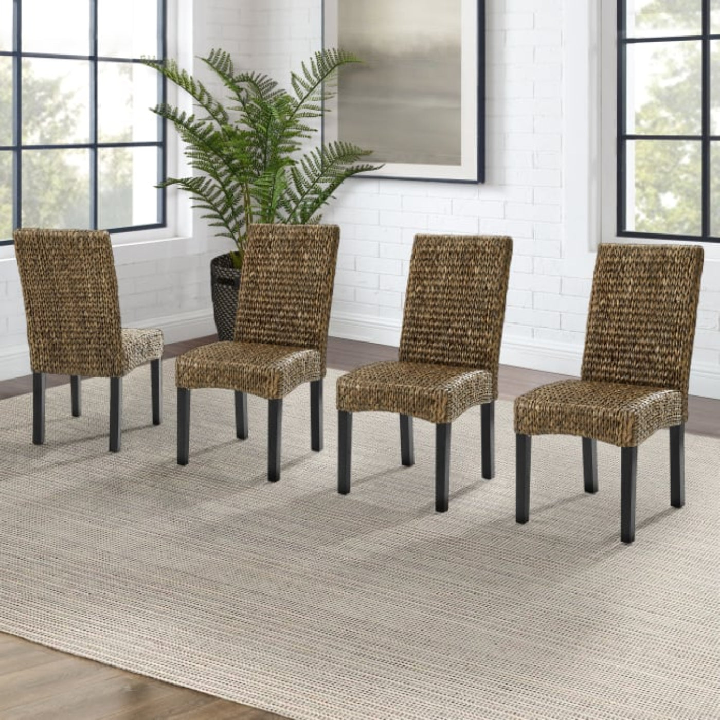 Crosley Edgewater 4pc Dining Chair Set - KF20029SG