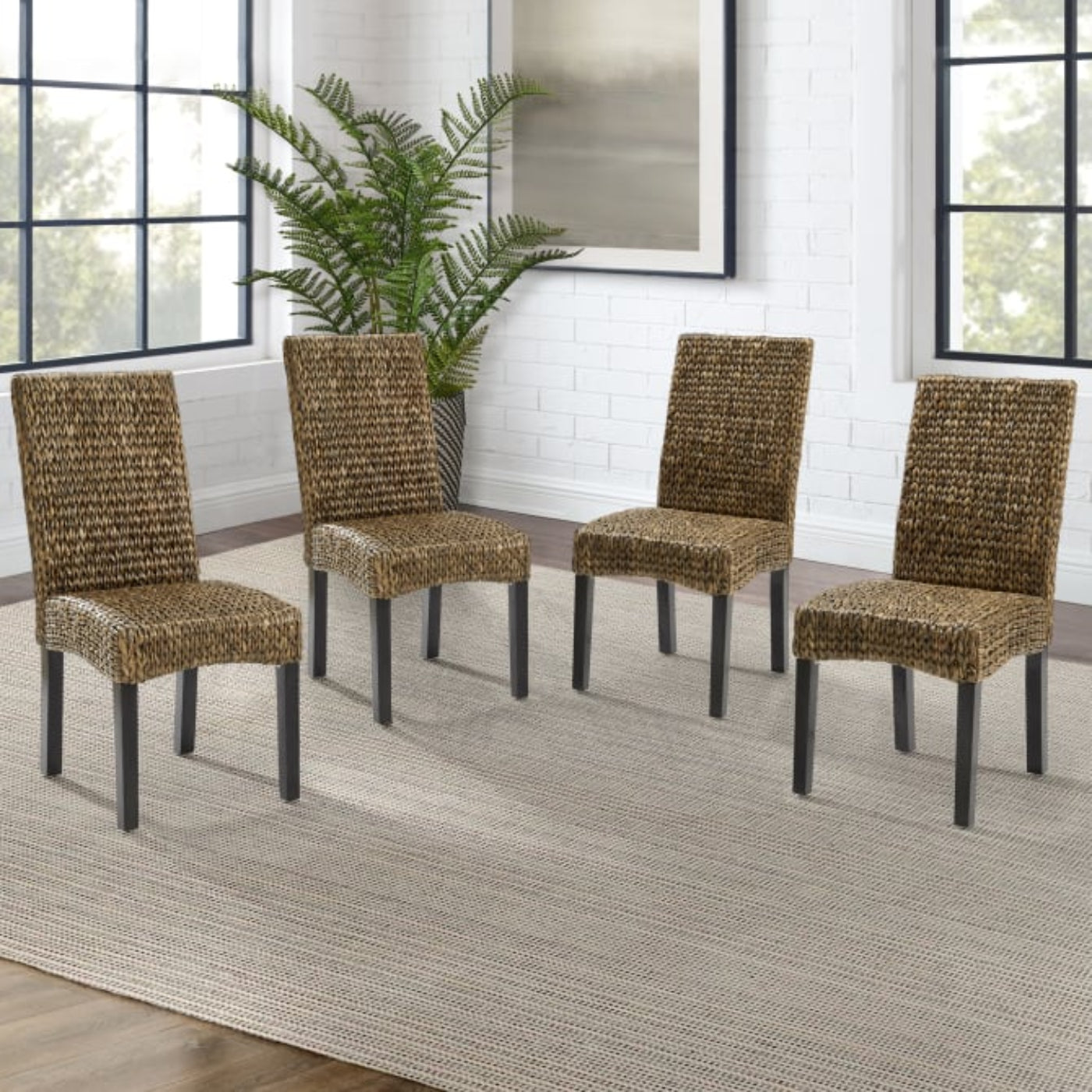 Crosley Edgewater 4pc Dining Chair Set - KF20029SG