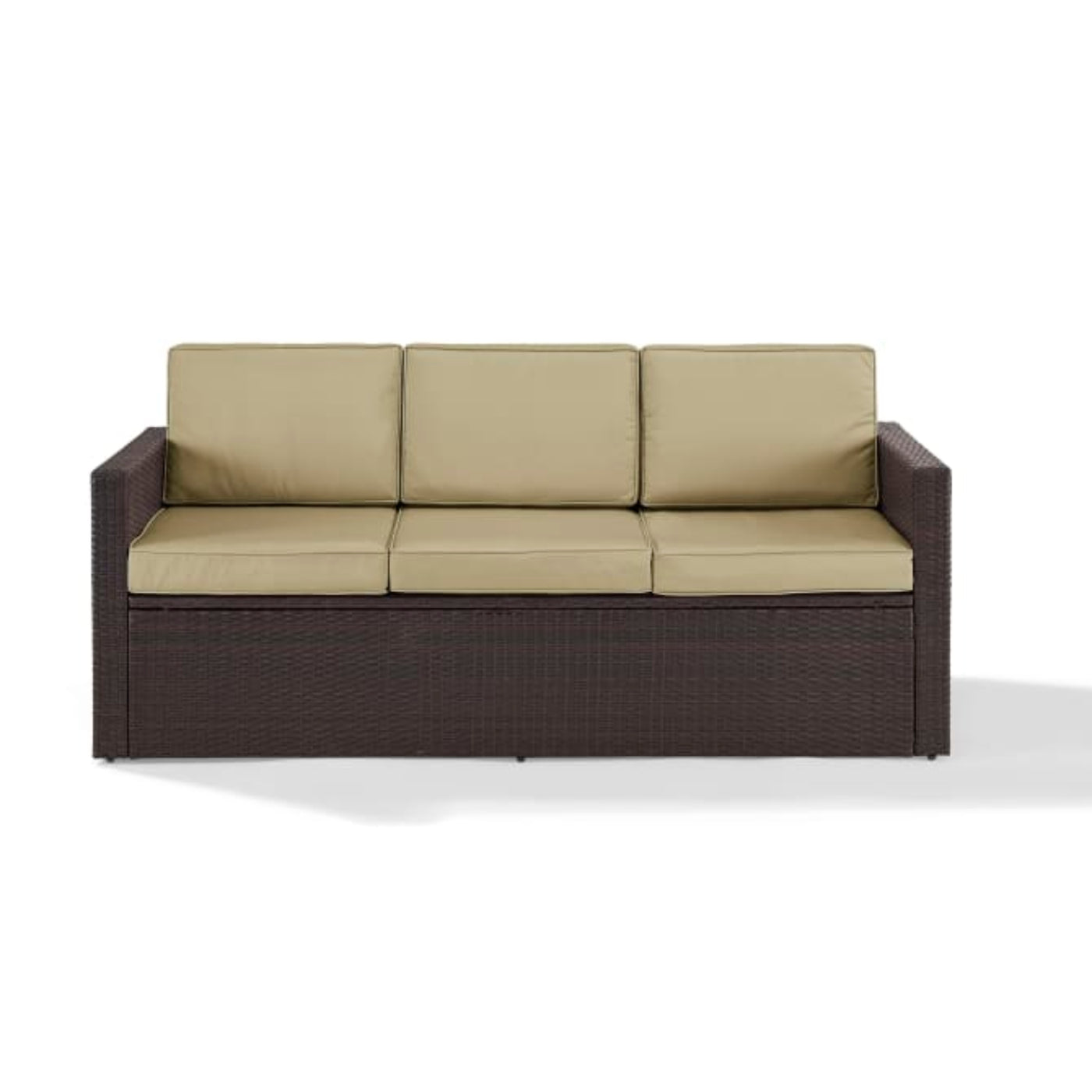 Crosley Palm Harbor Outdoor Wicker Sofa - KO70048BR