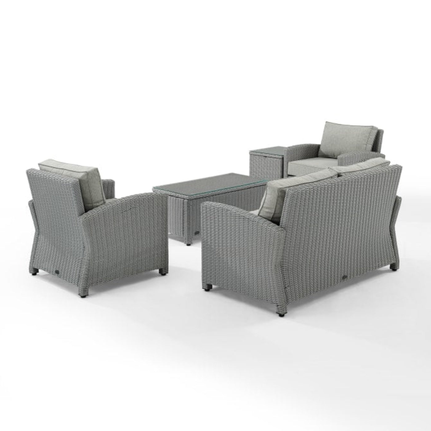 Crosley Bradenton 5pc Outdoor Wicker Conversation Set - KO70050