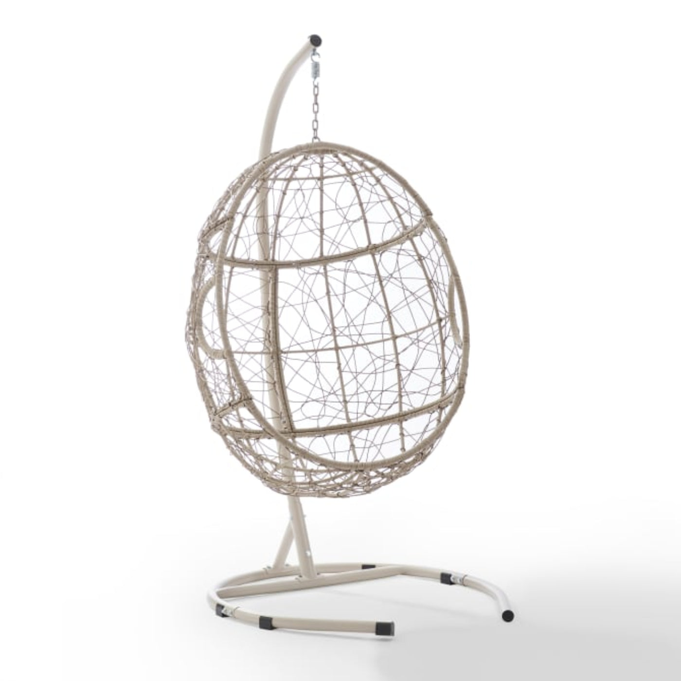 Crosley Cleo Indoor/Outdoor  42 Inch Wicker Hanging Egg Chair Sand - KO70230LB