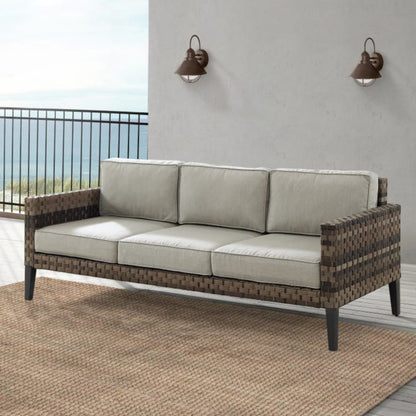 Crosley Prescott Outdoor Wicker Sofa - KO70250BR