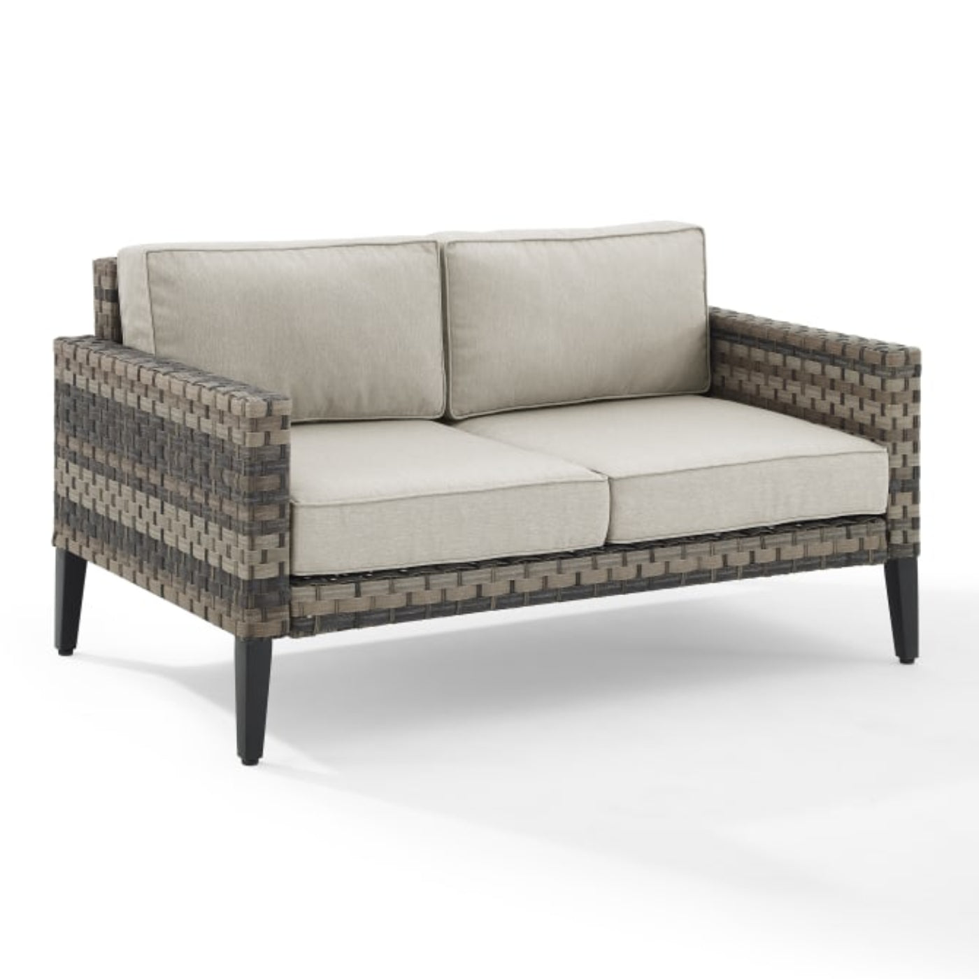 Crosley Prescott Outdoor Wicker Loveseat - KO70251BR