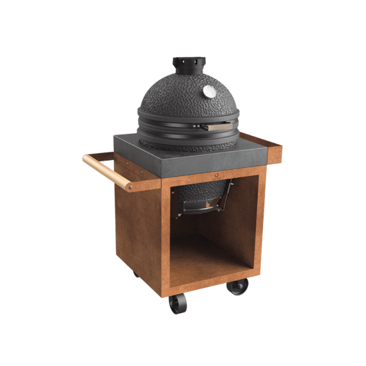 OFYR Kamado Table Corten 65 PRO Concrete The Bastard - O-K-T-65-PRO-TW-KJ