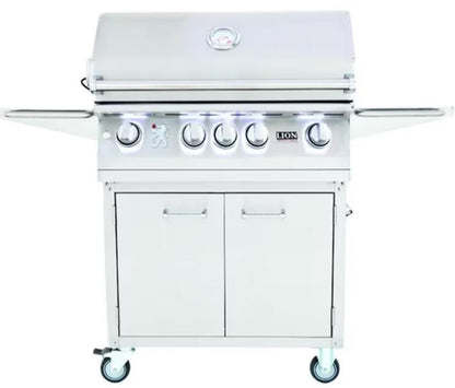 Lion L75000 32 Inch Premium Propane Grill On Cart - 53621-LP