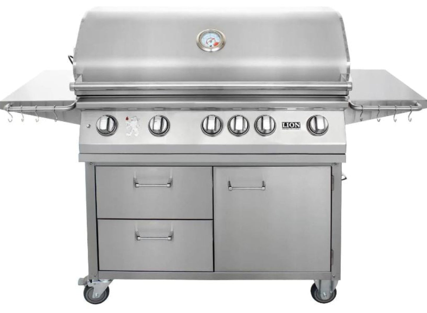 Lion 90000 40 Inch Premium Propane Grill On Cart - L963872-LP