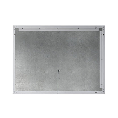 Arpella - Moderna 48x36 inch LED Mirror with built in 3x Magnifying Mirror, Memory Dimmer and Defogger - LEDBM4836