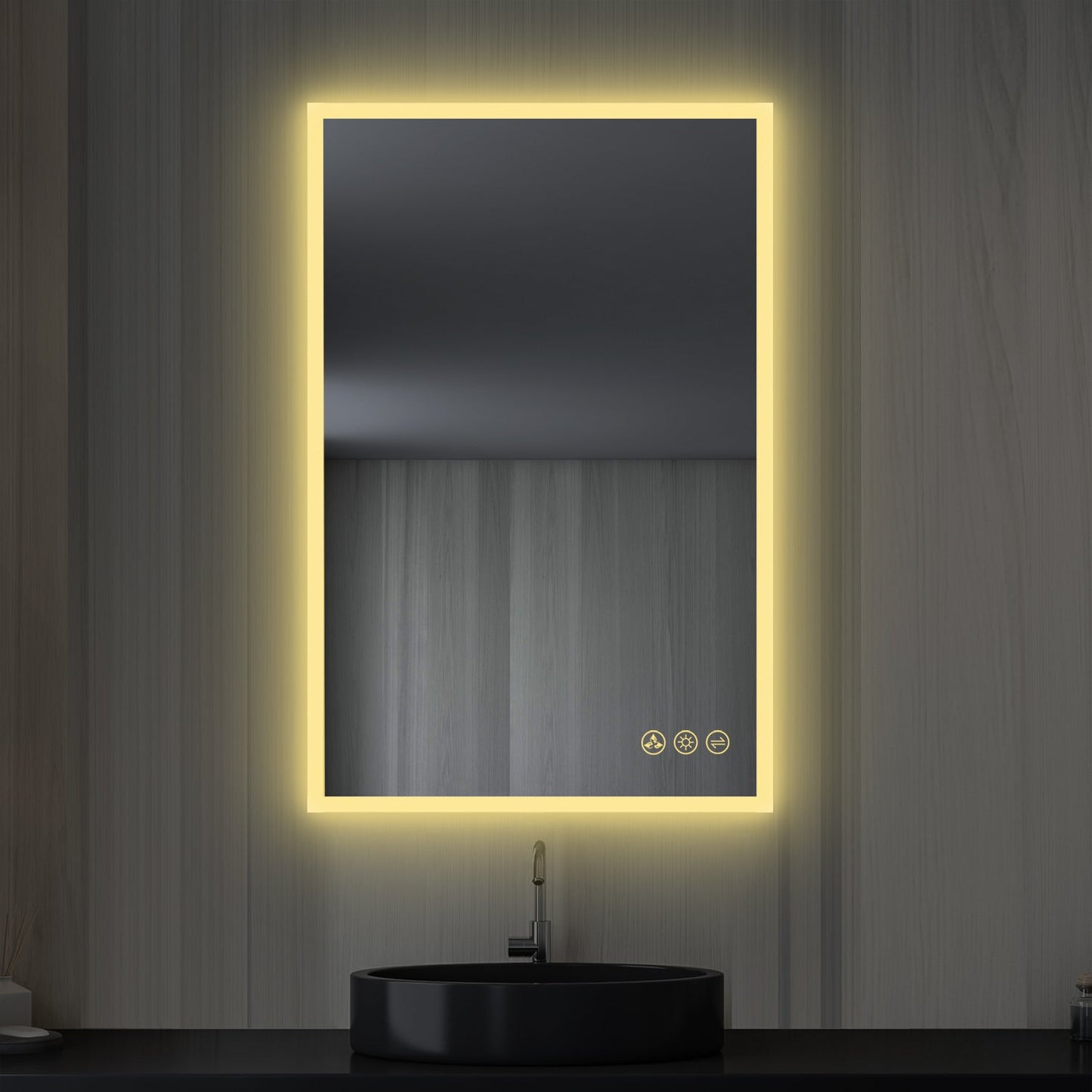Blossom Beta 24″x36″ LED Mirror with Frosted Sides - LED M2 2436