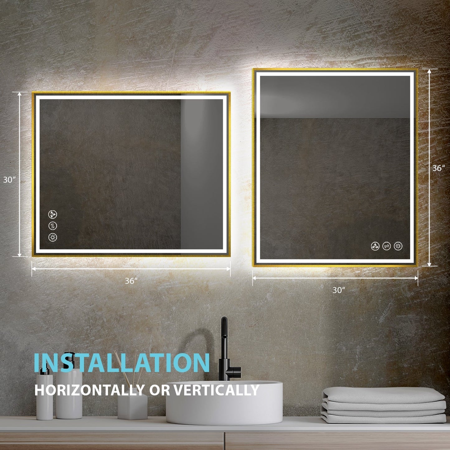 Blossom Stellar 30 Inch LED Mirror - LED M4 3036 MB