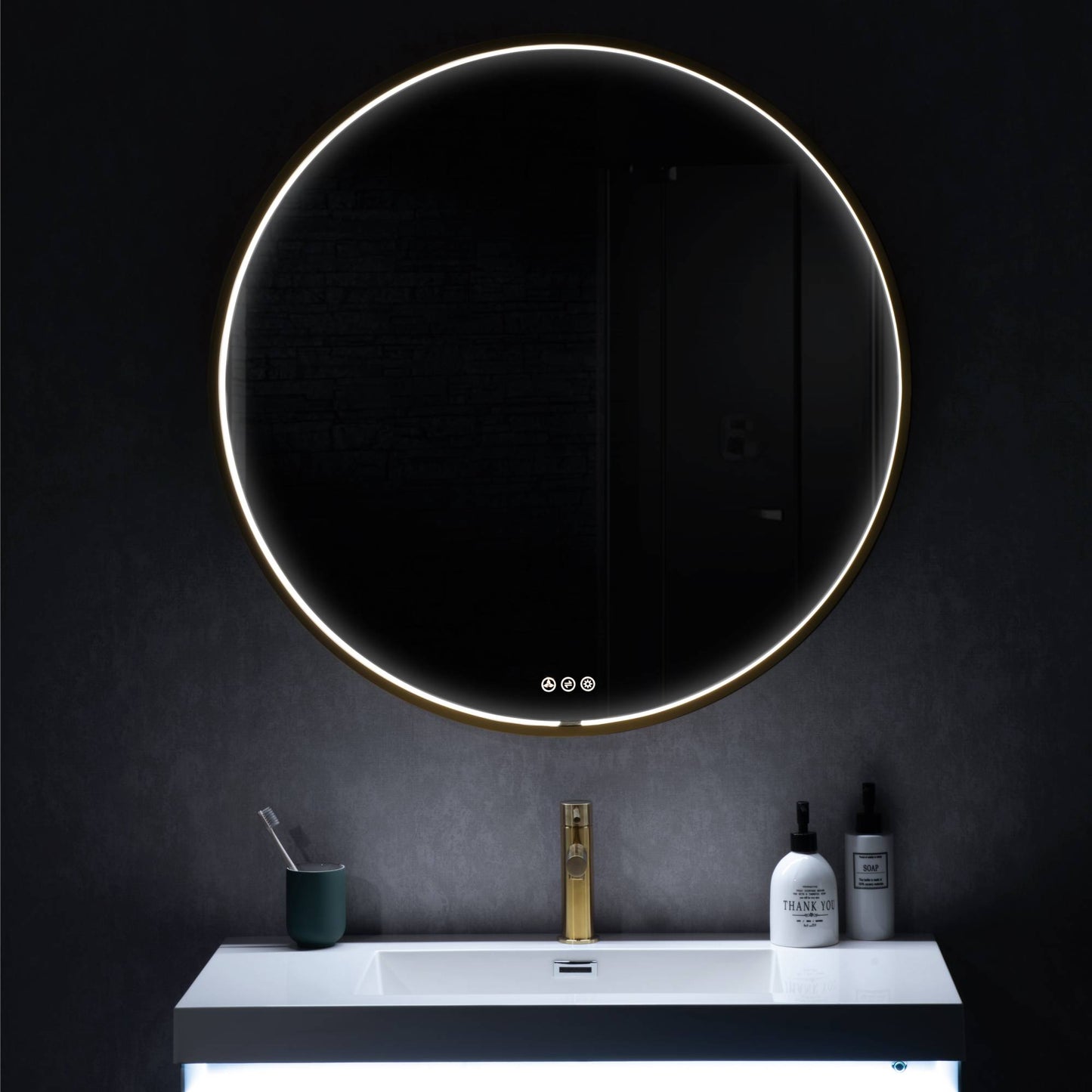 Blossom Oskar 32 Inch Round LED Mirror - LED M7 R32 MB