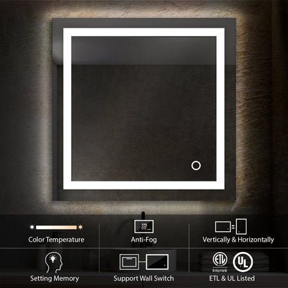 Blossom Lyra 30 x 30 Inch LED Mirror  - LED M8 3030