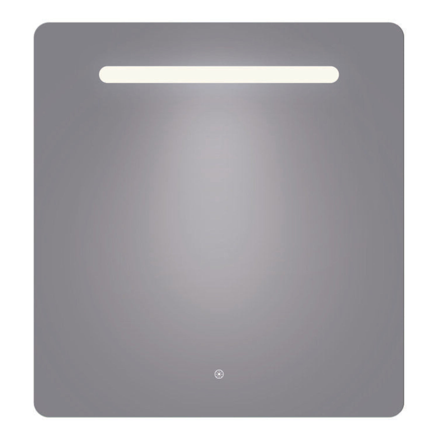 Arpella - Florence 34x36 Contemporary Lighted Mirror with Memory Dimmer and Defogger - LEDOLM3436