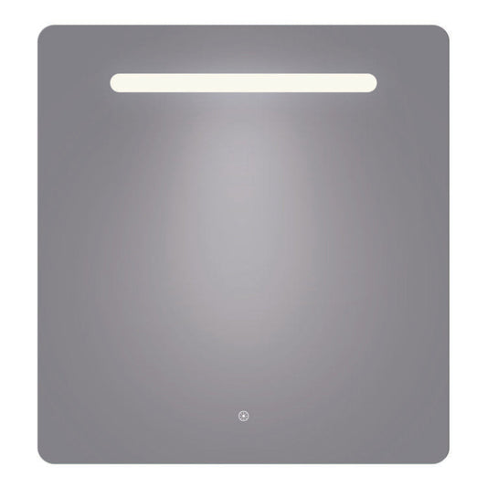 Arpella - Florence 34x36 Contemporary Lighted Mirror with Memory Dimmer and Defogger - LEDOLM3436