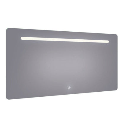 Arpella - Florence 60x36 Contemporary Lighted Mirror with Memory Dimmer and Defogger - LEDOLM6036