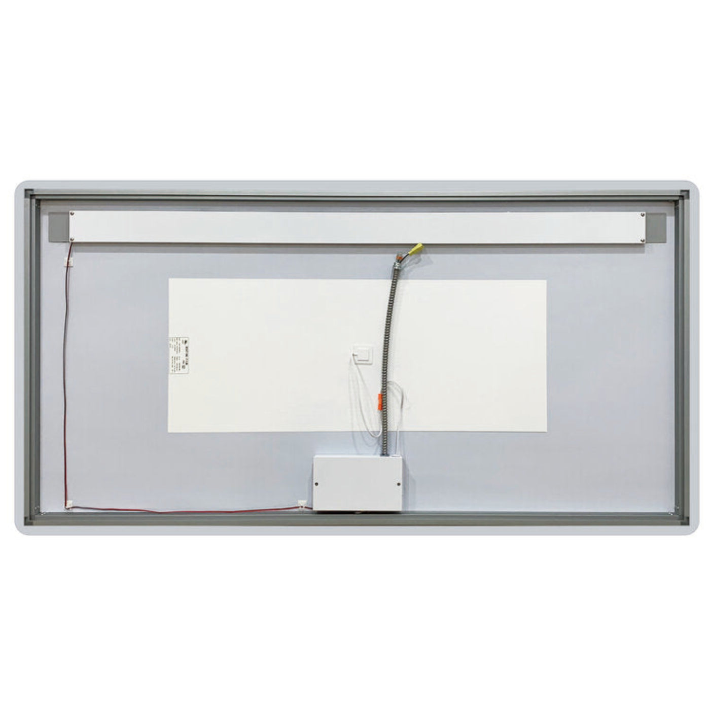 Arpella - Florence 70x36 Contemporary Lighted Mirror with Memory Dimmer and Defogger - LEDOLM7036