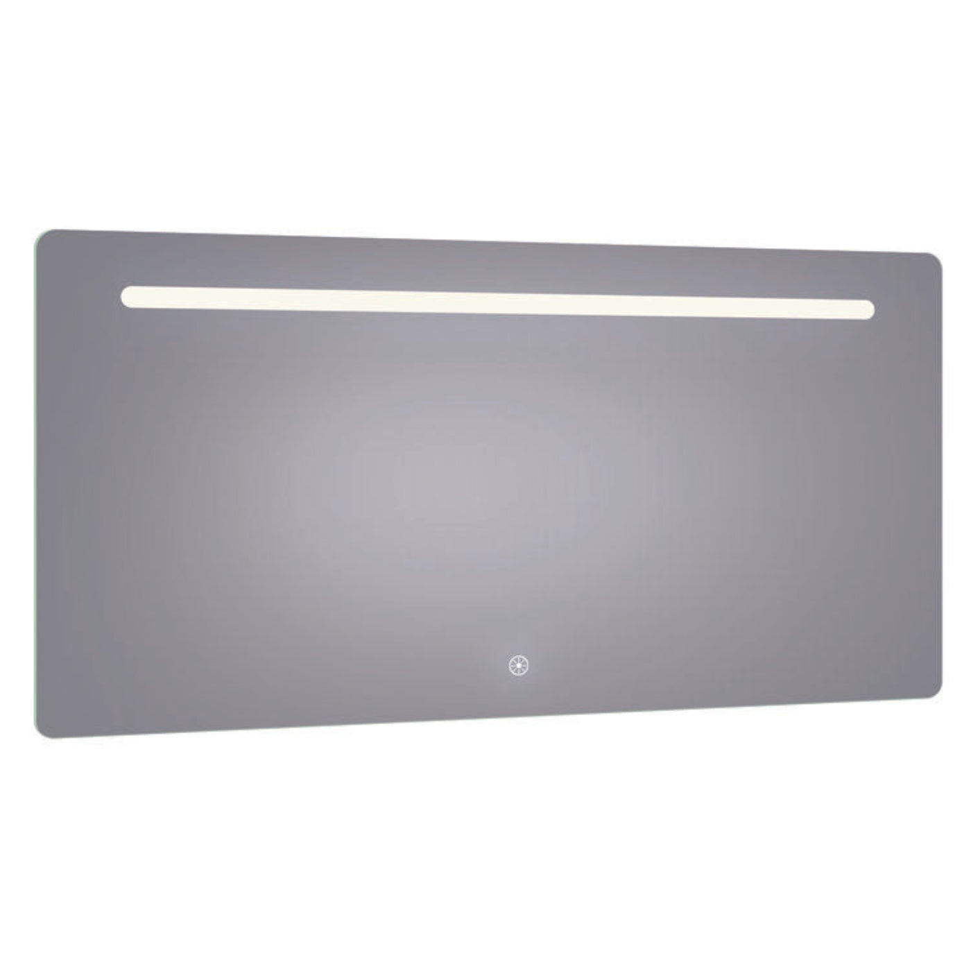 Arpella - Florence 70x36 Contemporary Lighted Mirror with Memory Dimmer and Defogger - LEDOLM7036