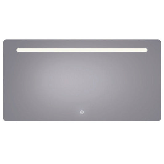 Arpella - Florence 70x36 Contemporary Lighted Mirror with Memory Dimmer and Defogger - LEDOLM7036