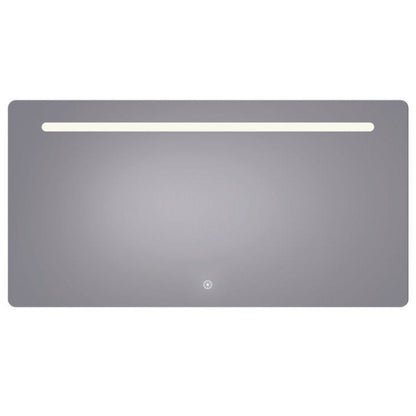 Arpella - Florence 70x36 Contemporary Lighted Mirror with Memory Dimmer and Defogger - LEDOLM7036