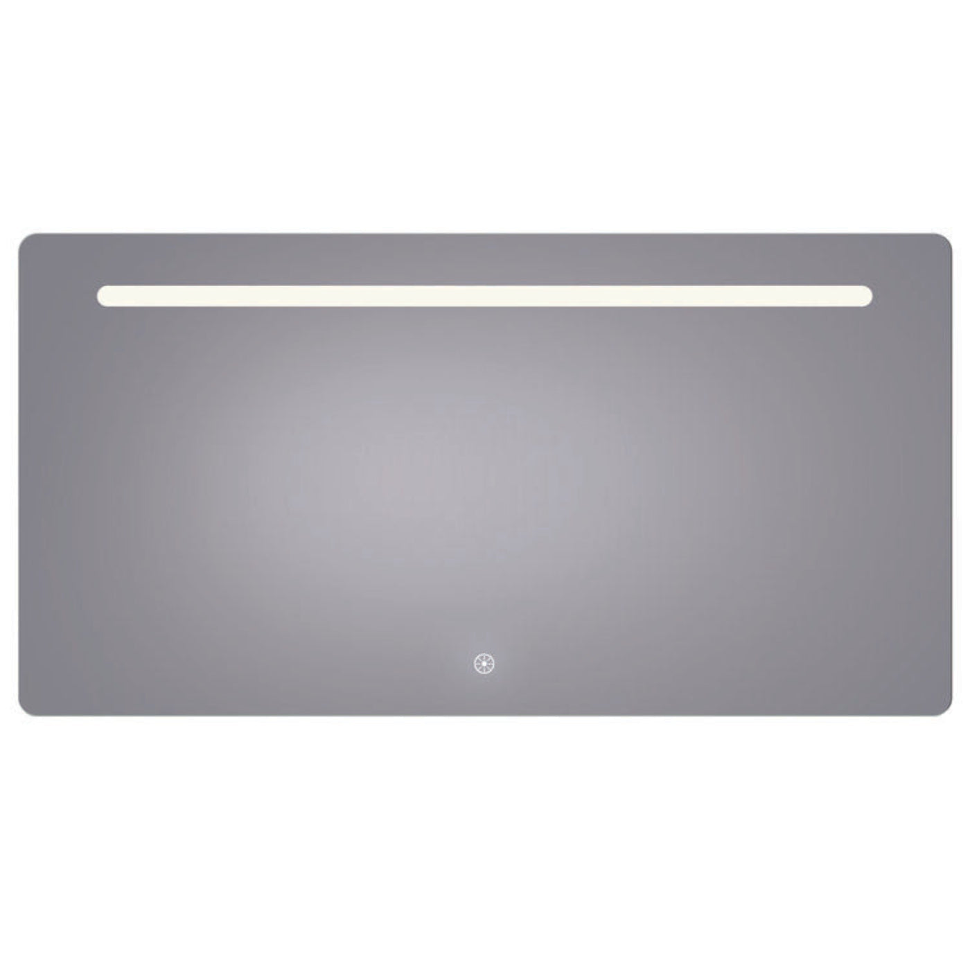 Arpella - Florence 70x36 Contemporary Lighted Mirror with Memory Dimmer and Defogger - LEDOLM7036
