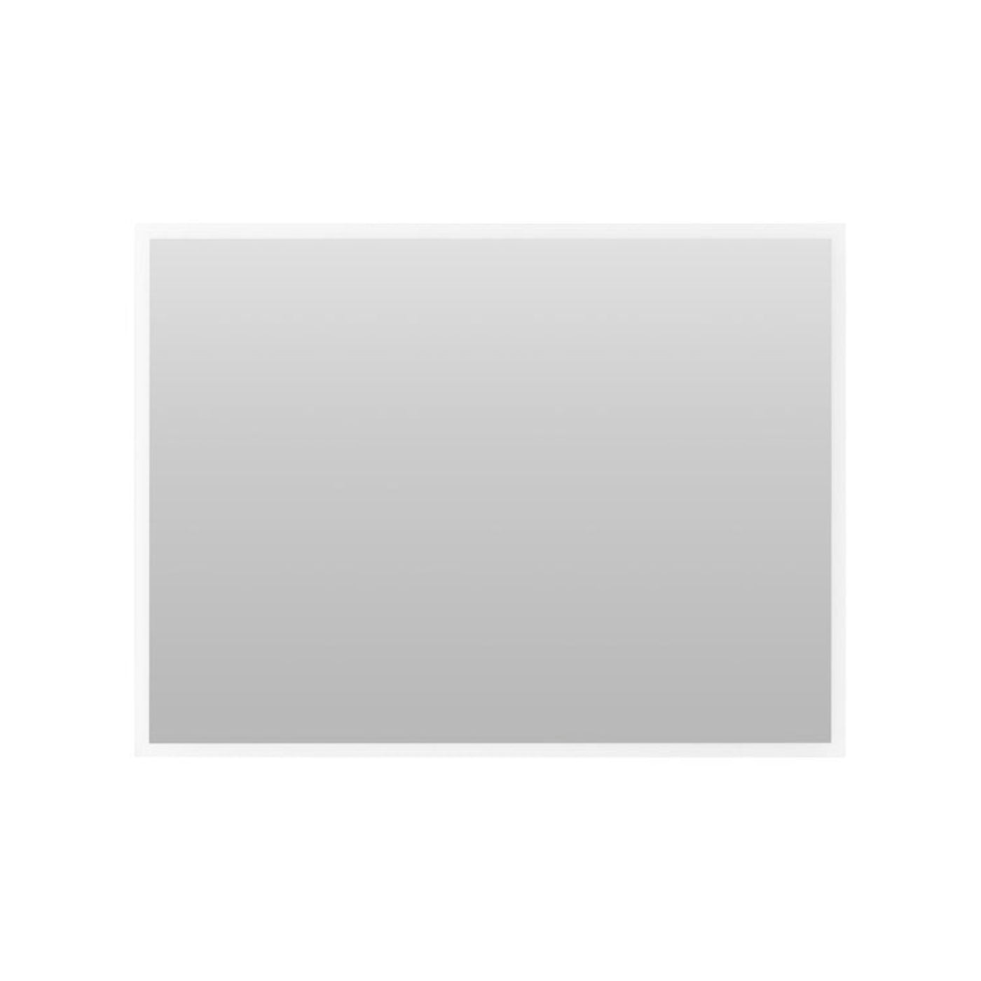 Arpella - Romano 48x36 Perimeter Lighted Mirror with Dimmer and Defogger, Wall Switch Direct - LEDPLM4836