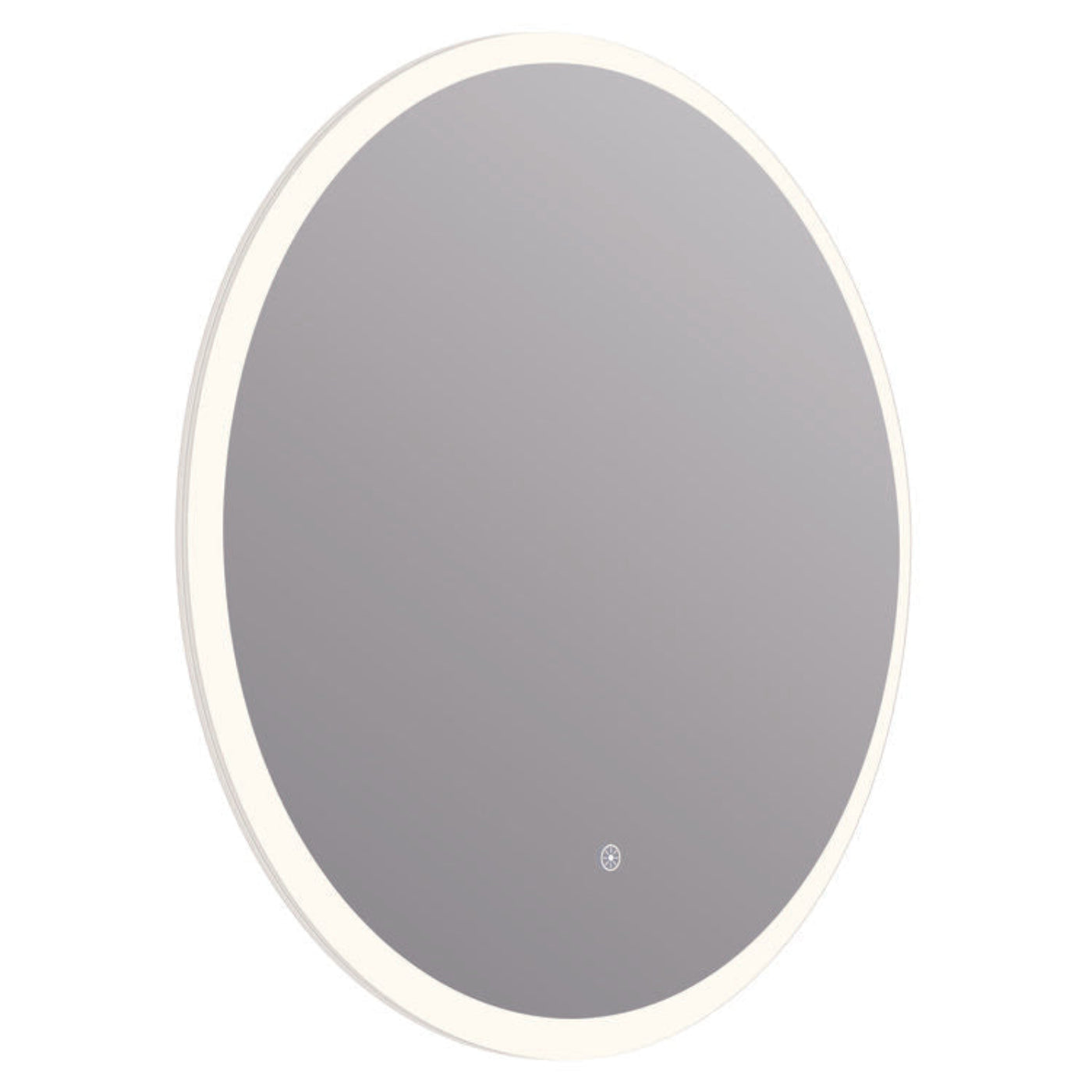 Arpella - Eva 30x30 Round Perimeter Lighted Mirror with Memory Dimmer and Defogger - LEDRD3030