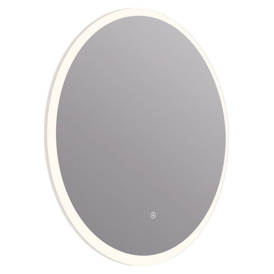 Arpella - Eva 36x36 Round Perimeter Lighted Mirror with Memory Dimmer and Defogger - LEDRD3636