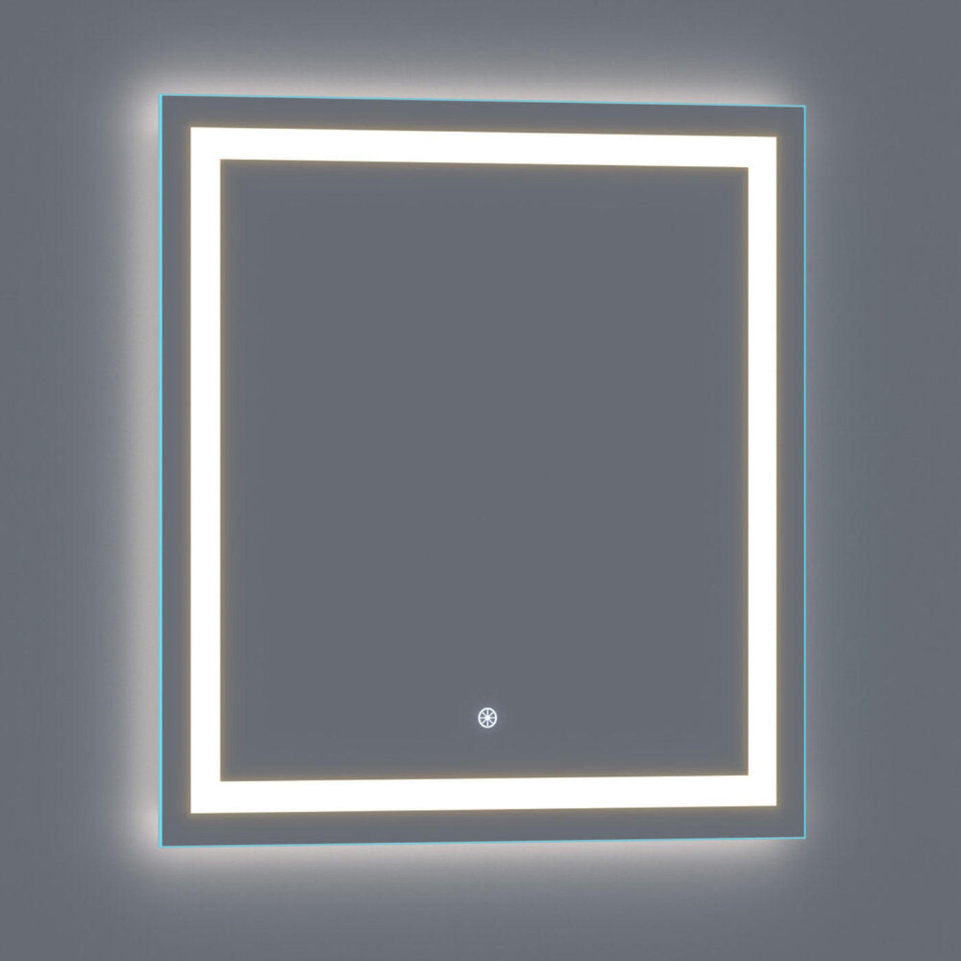 Arpella - Lumina 34 in. x 36 in. LED Lighted Vanity Mirror with Built-In Dimmer and Anti-Fog Feature - LEDSM2034