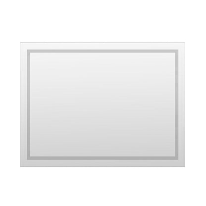 Arpella - Miramar 48x36 Lighted Mirror with Dimmer and Defogger, Wall Switch Direct - LEDWSM4836