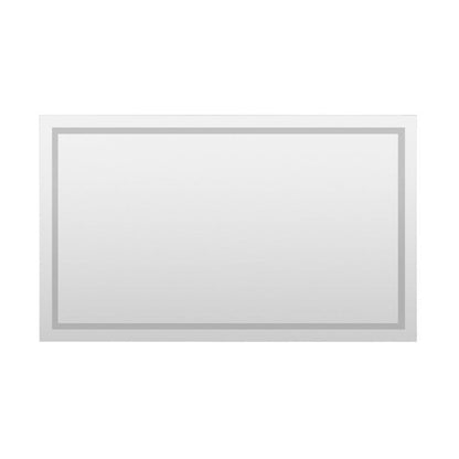 Arpella - Miramar 60x36 Lighted Mirror with Dimmer and Defogger, Wall Switch Direct - LEDWSM6036